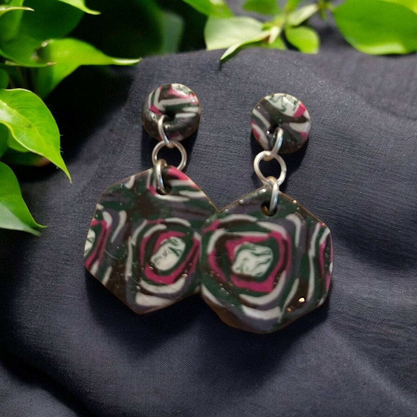Abstract Swirl Dangles (1)