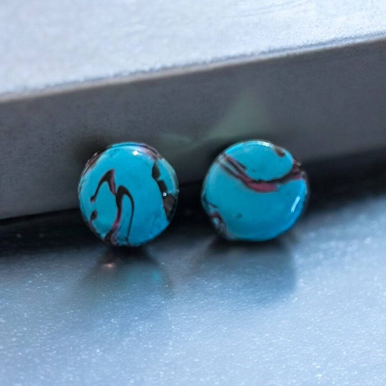 Blue Wave Chunky Studs (5)