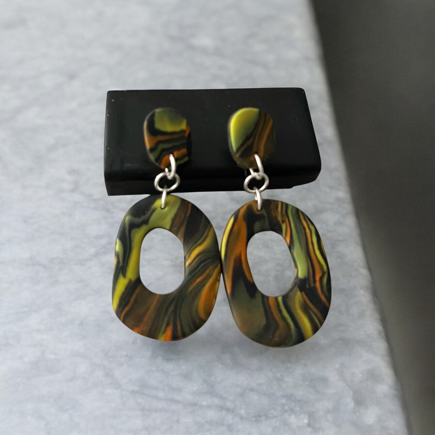 Orange Wave Dangles (1)