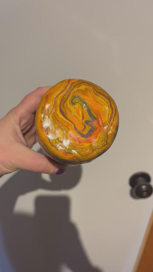 Melting Mountains Herb Jar